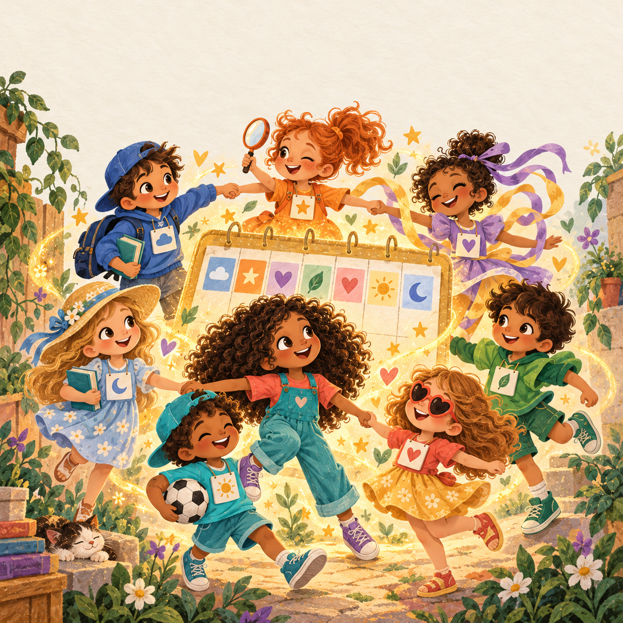 Capa do livro A Aventura dos Sete Dias da Semana